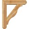Ekena Millwork Funston Craftsman Rough Sawn Bracket w/ Offset Brace, Western Red Cedar, 8"W x 34"D x 40"H BKT0806X34X40FST04RWR - alternate 4